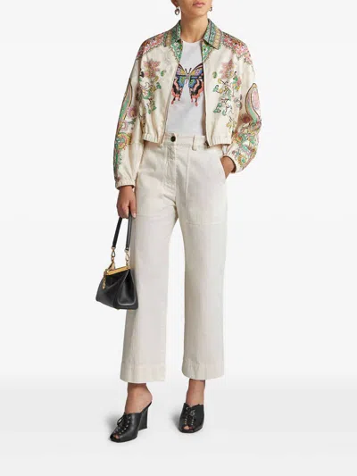 Etro T-shirt In Blanco