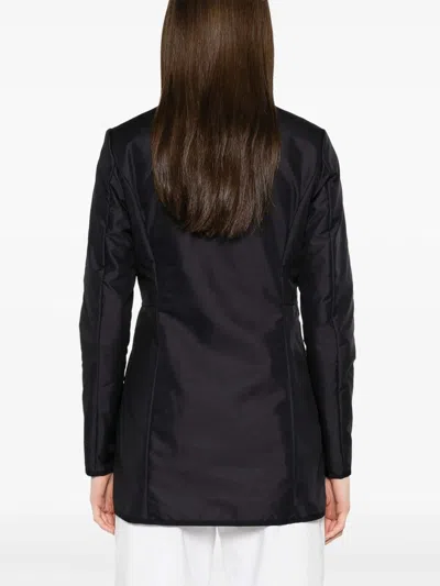 Fay Technical Poplin Virginia Overcoat With Adjustable Drawstring In Azul