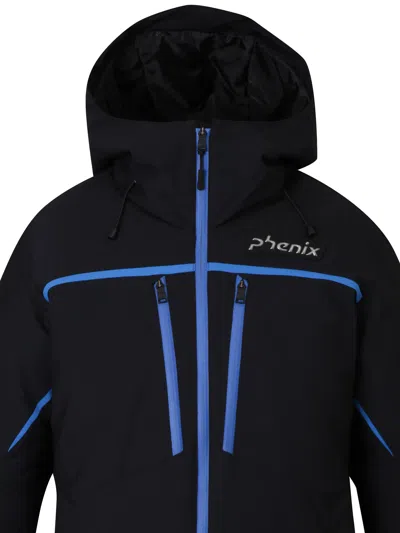 Phenix Shape Cut Jacket In Black