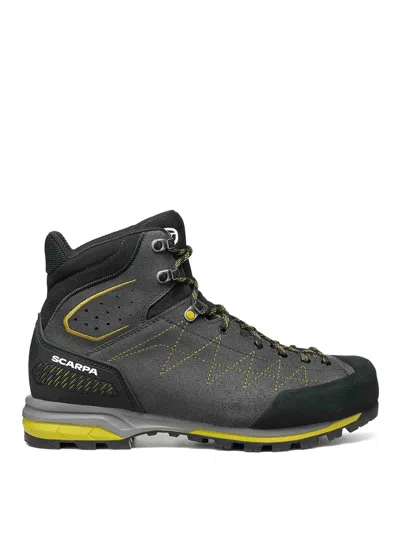 Scarpa Logo-print Boots In Gray