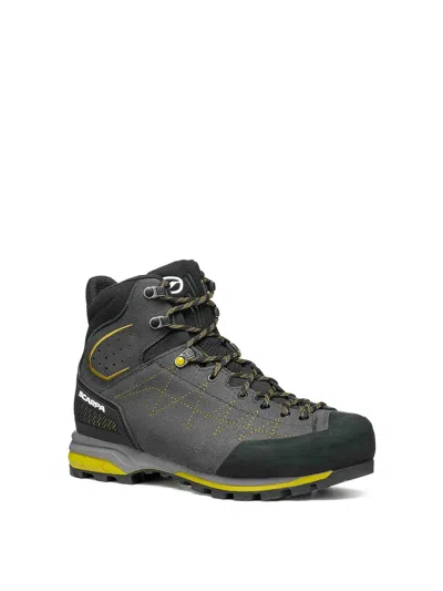 Scarpa Logo-print Boots In Gray