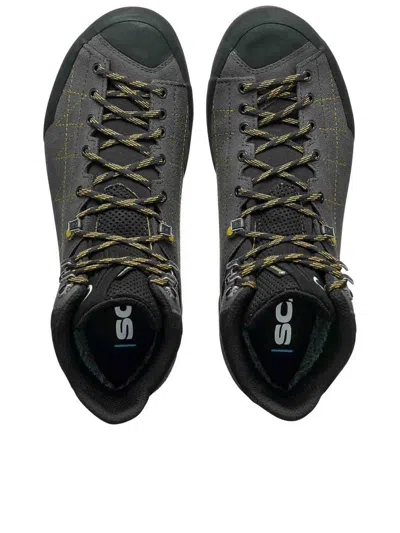Scarpa Logo-print Boots In Gray