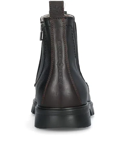 Canada Snow Zapatos Con Cordones - Negro In Negro