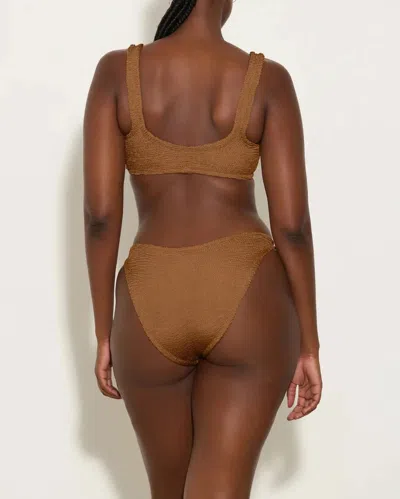 Hunza G Brown Xandra Bikini In Brown