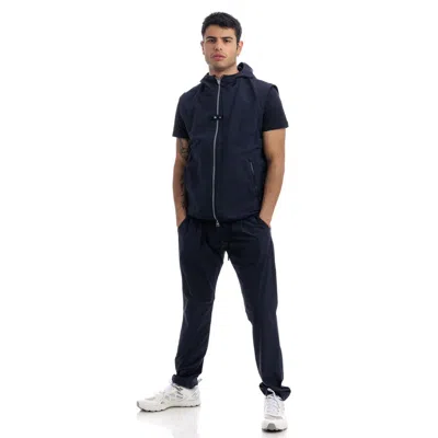 Herno Blue Nylon Jacket In Blue