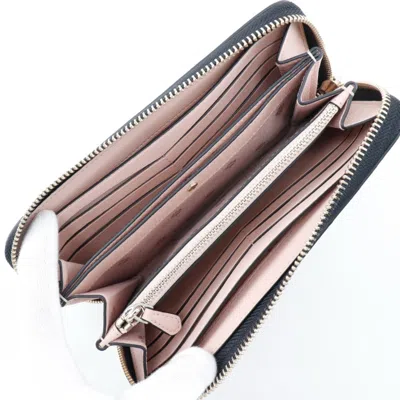 Pre-owned Kate Spade Black Leather Long Wallet (bi-fold) ()