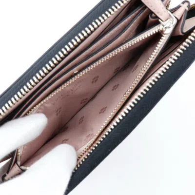 Pre-owned Kate Spade Black Leather Long Wallet (bi-fold) ()