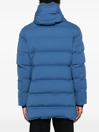 Kired Reus Hooded Down Jacket In Blue