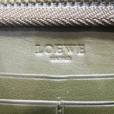 Pre-owned Loewe Brown Leather Long Wallet (bi-fold) ()