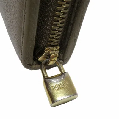 Pre-owned Loewe Brown Leather Long Wallet (bi-fold) ()