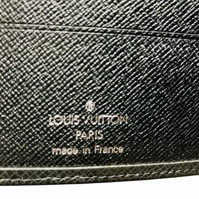 Pre-owned Louis Vuitton Ardoise Taiga Leather Wallet (bi-fold) ()