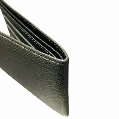 Pre-owned Louis Vuitton Ardoise Taiga Leather Wallet (bi-fold) ()