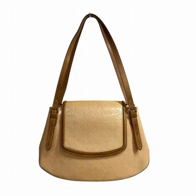 Pre-owned Louis Vuitton Beige Vernis Leather Handbag Shoulder Bag ()