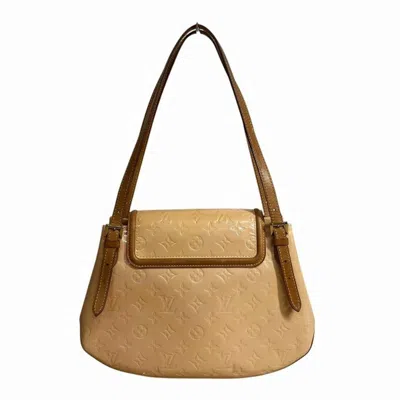 Pre-owned Louis Vuitton Beige Vernis Leather Handbag Shoulder Bag ()