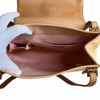 Pre-owned Louis Vuitton Beige Vernis Leather Handbag Shoulder Bag ()