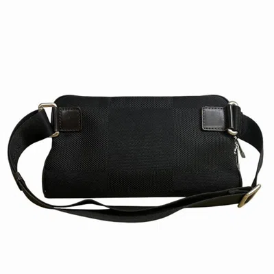 Pre-owned Louis Vuitton Black Canvas Fanny Pack Sling Bag ()
