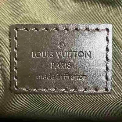 Pre-owned Louis Vuitton Black Canvas Fanny Pack Sling Bag ()