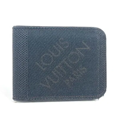 Pre-owned Louis Vuitton Black Damier Geant Wallet (bi-fold) ()