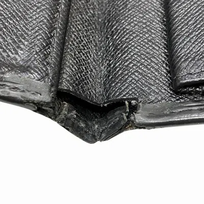 Pre-owned Louis Vuitton Black Noir Epi Leather Wallet (bi-fold) () In Black, Noir