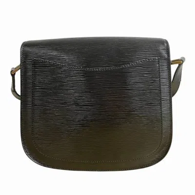 Pre-owned Louis Vuitton Black Noir Leather Shoulder Bag () In Black, Noir