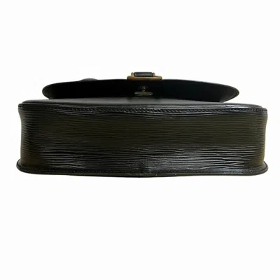 Pre-owned Louis Vuitton Black Noir Leather Shoulder Bag () In Black, Noir