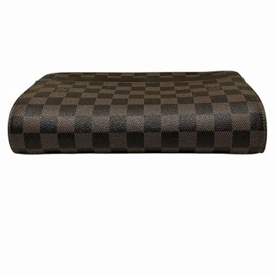Pre-owned Louis Vuitton Brown Damier Canvas Damier Canvas Clutch Bag () In Brown, Damier Canvas