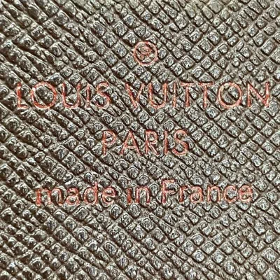 Pre-owned Louis Vuitton Brown Damier Canvas Damier Canvas Long Wallet (bi-fold) () In Brown, Damier Canvas