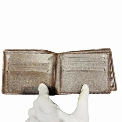 Pre-owned Louis Vuitton Brown Damier Canvas Damier Canvas Wallet (bi-fold) () In Brown, Damier Canvas