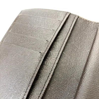 Pre-owned Louis Vuitton Brown Damier Canvas Damier Canvas Wallet (bi-fold) () In Brown, Damier Canvas