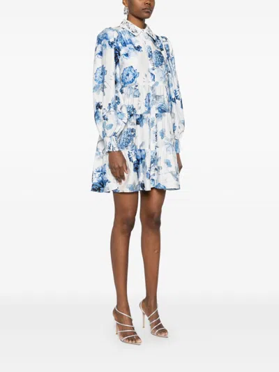 Alice And Olivia Alice + Olivia Junia Printed Mini Dress