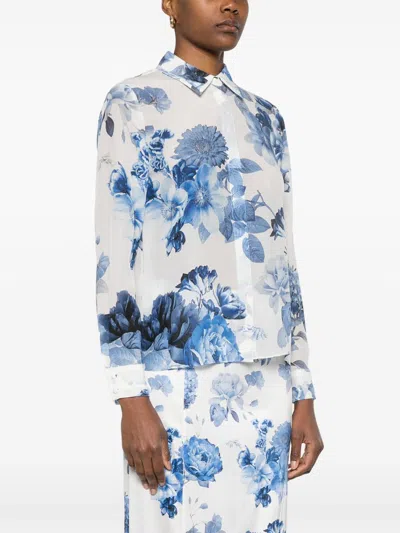 Alice And Olivia Willa Relaxed Placket Top Affection Small