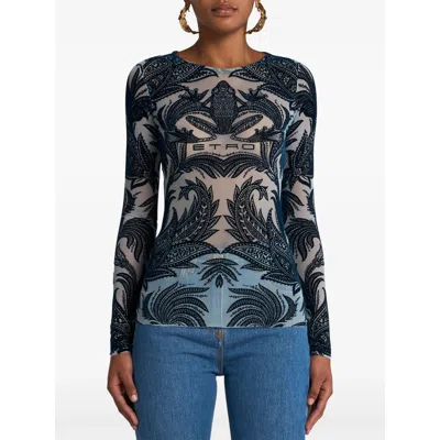 Etro Signature Print Long-sleeved Top