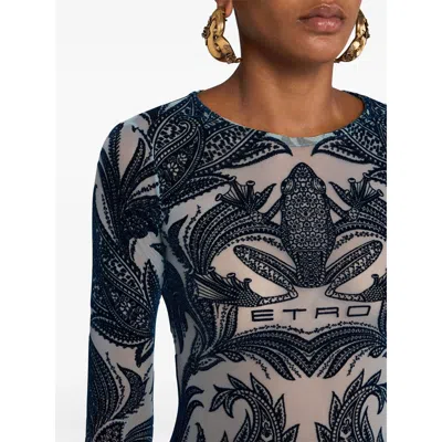 Etro Signature Print Long-sleeved Top