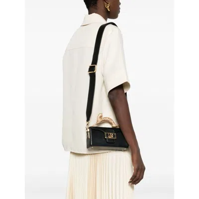 Lanvin Sculptured Jewelry Top Handle Shoulder Bag