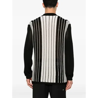 Laneus Viscose Blend Sweater Striped Pattern
