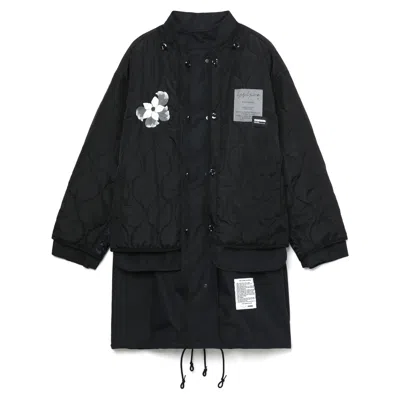 Shop Yohji Yamamoto Black Coats