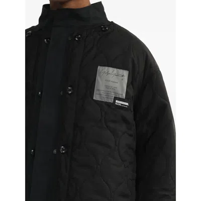 Shop Yohji Yamamoto Black Coats