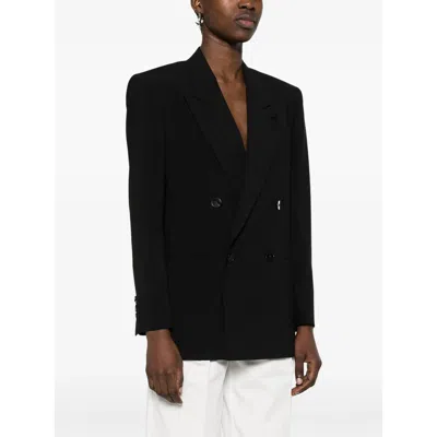 Lardini Brooch-detail Blazer In Black