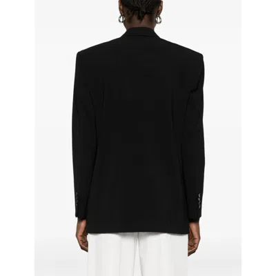 Lardini Brooch-detail Blazer In Black