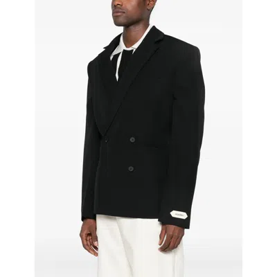 Jacquemus Double-breasted Jacket Featuring Shoulder Pads