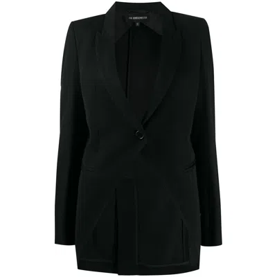 Ann Demeulemeester Black Cavalier Blazer