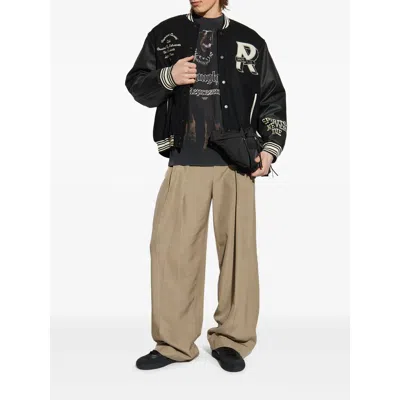 Represent Owners Club Varsity Jacket In Black