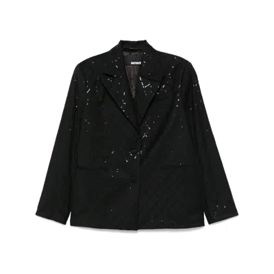Rotate Birger Christensen Rotate Sequin Embellished Blazer Jacket