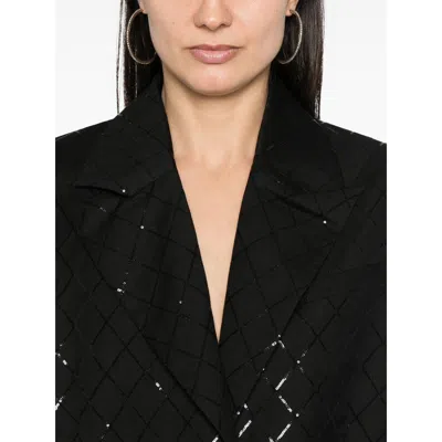 Rotate Birger Christensen Rotate Sequin Embellished Blazer Jacket