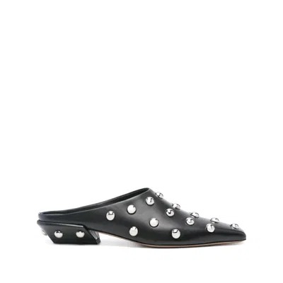 Paris Texas Studded Pointed Toe Mule