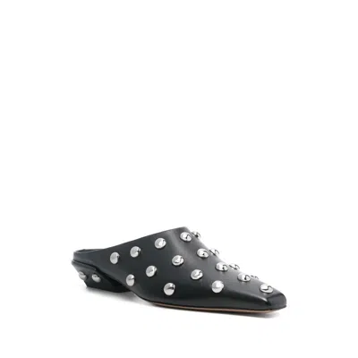 Paris Texas Studded Pointed Toe Mule