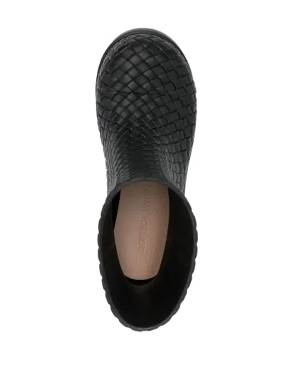 Bottega Veneta Women Fireman Gomma Tutto Intrecciato Stivaletto Pioggia