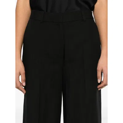 Calvin Klein Wide Leg Linen Blend Trousers