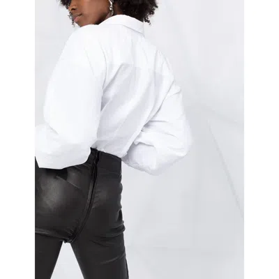 Ann Demeulemeester Skinny Fit Leather Trousers