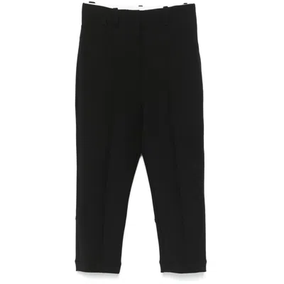 Jacquemus Tailored Capri Trousers With Hidden Fastening And Press Stud Cuffs